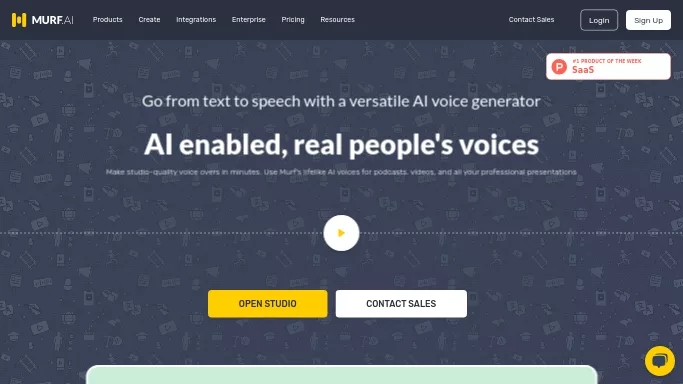 Murf.AI — платная нейросеть   для создания голоса. 