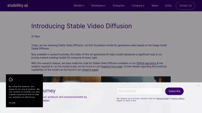 Stable Video Diffusion — бесплатная нейросеть   для создания видео. 
