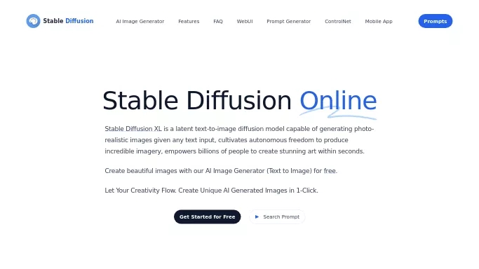 Stable Diffusion — бесплатная нейросеть   для создания изображений. 