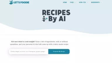 Нейросеть Recipes By AI - Развлечения,Продуктивность