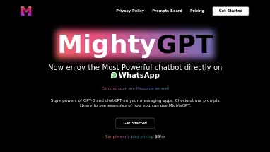 Нейросеть MightyGPT - Чат-бот,Продуктивность