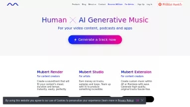 Нейросеть Mubert AI - Музыка