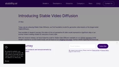 Нейросеть Stable Video Diffusion - Генерация видео