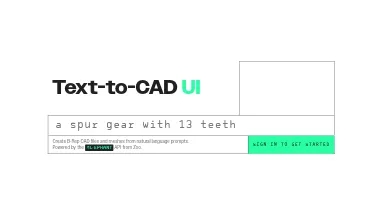 Нейросеть Text-to-CAD UI - 3D и анимация