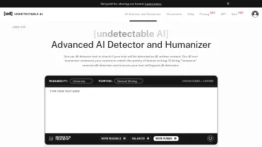 Нейросеть Undetectable AI - Определение ИИ,Копирайтинг