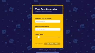 Нейросеть Viral Post Generator - SMM