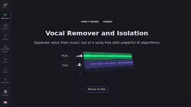 Нейросеть Vocal Remover - Редактирование аудио,Музыка