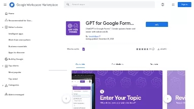 Нейросеть GPT For Google Forms - Таблицы и PDF