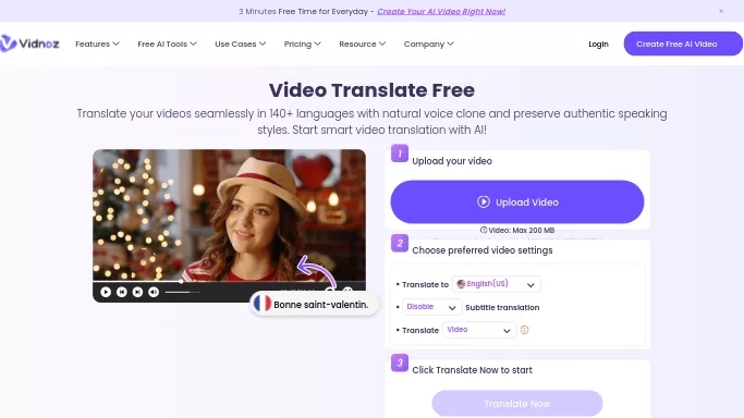 AI Video Translator — бесплатная нейросеть   для перевода,  для редактирования видео. 