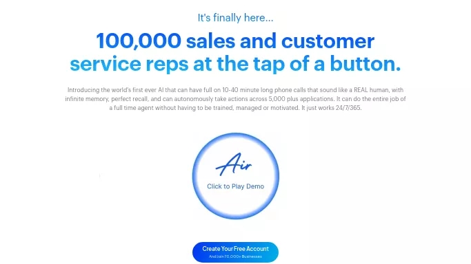 Air.ai — платная нейросеть   для маркетинга. Бесплатная версия с ограниченным функционалом, есть платные тарифы.