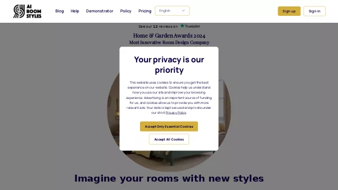 AI Room Styles — платная нейросеть   для дизайна. Бесплатная версия с ограниченным функционалом, есть платные тарифы.