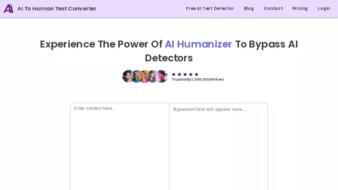 Aitohumantext — платная нейросеть   для копирайтинга. Бесплатная версия с ограниченным функционалом, есть платные тарифы.