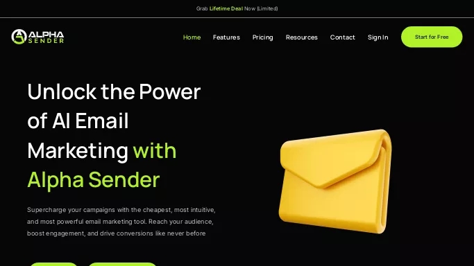 Alpha Sender — бесплатная нейросеть   для работы с электронной почтой. Бесплатная версия с ограниченным функционалом, есть платные тарифы.