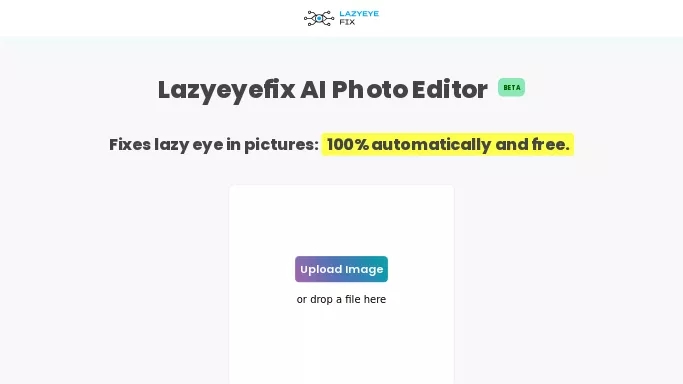 Lazyeyefix AI Photo Editor — бесплатная нейросеть   для редактирования изображений,  для развлечений,  для SMM. 