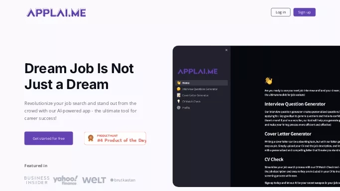 Applai.me — бесплатная нейросеть   помогающие в управлении персоналом. Бесплатная версия с ограниченным функционалом, есть платные тарифы.