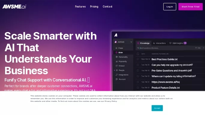 AWSME AI — платная нейросеть   для маркетинга. Бесплатная версия с ограниченным функционалом, есть платные тарифы.