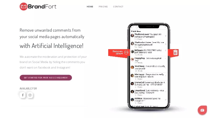 Brandfort — бесплатная нейросеть   для SMM. Бесплатная версия с ограниченным функционалом, есть платные тарифы.
