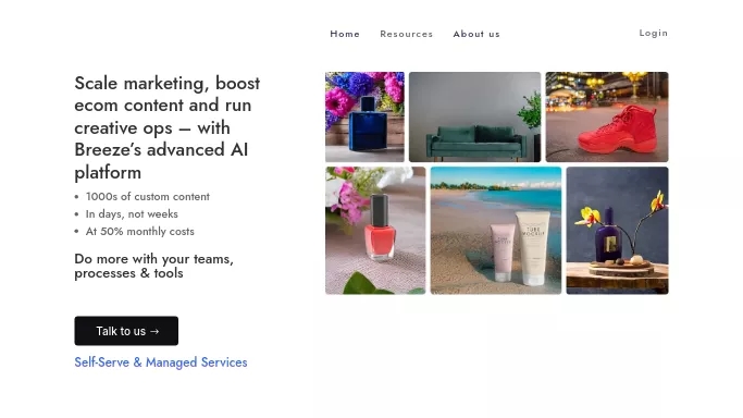 Breeze AI — бесплатная нейросеть   для маркетинга,  для редактирования изображений. Бесплатная версия с ограниченным функционалом, есть платные тарифы.