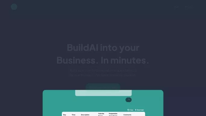 Build AI — платная нейросеть   для no Code/Low Code разработки,  для дизайна. Бесплатная версия с ограниченным функционалом, есть платные тарифы.
