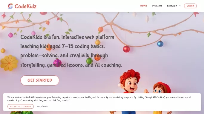 CodeKidz — бесплатная нейросеть   для помощи в образовании. Бесплатная версия с ограниченным функционалом, есть платные тарифы.