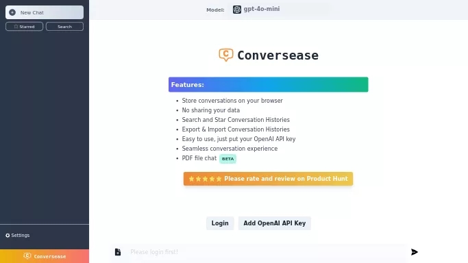 Conversease — бесплатная нейросеть   — чат-бот. 