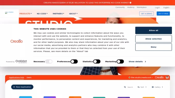Creatio — платная нейросеть   для no Code/Low Code разработки, для помощи в автоматизации,  для маркетинга. 