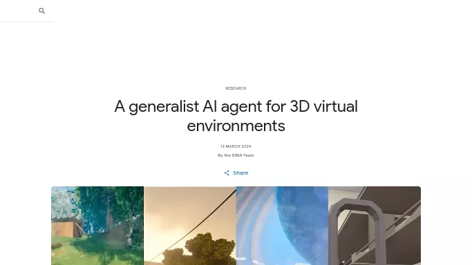 SIMA AI by Google — бесплатная нейросеть  undefined,  в играх. 