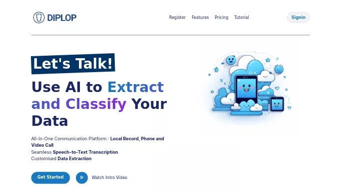 Diplop AI — бесплатная нейросеть   для повышения продуктивности,  для транскрибации аудио и видео,  для помощи в образовании. 