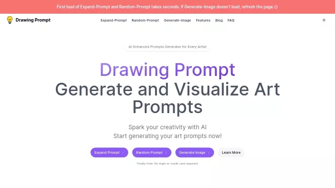 Drawing Prompt — бесплатная нейросеть   для генерации промптов. 