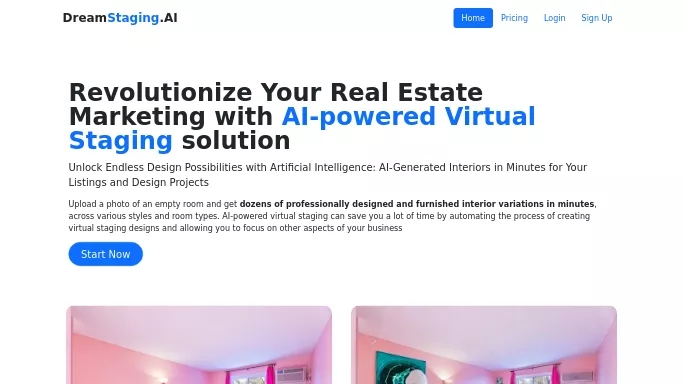 DreamStaging AI — бесплатная нейросеть . Бесплатная версия с ограниченным функционалом, есть платные тарифы.