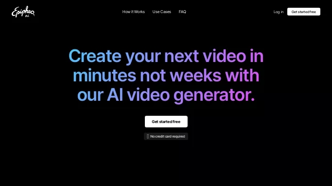 Epipheo — платная нейросеть   для создания видео. 