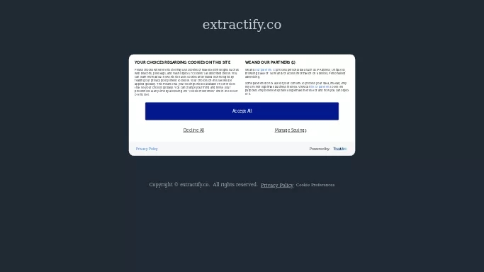 Extractify.co — бесплатная нейросеть   для SMM. Бесплатная версия с ограниченным функционалом, есть платные тарифы.