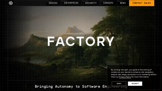 Factory — платная нейросеть   для разработки программного обеспечения. 