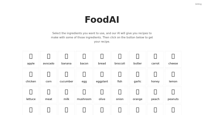 FoodAI — платная нейросеть   для повышения продуктивности, для помощи в автоматизации. Бесплатная версия с ограниченным функционалом, есть платные тарифы.