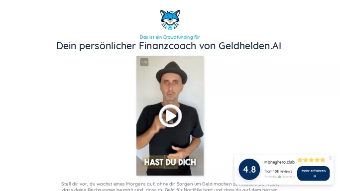 Geldhelden.AI — платная нейросеть   для работы с финансами,  для повышения продуктивности, для помощи в автоматизации,  для помощи в образовании. Бесплатная версия с ограниченным функционалом, есть платные тарифы.
