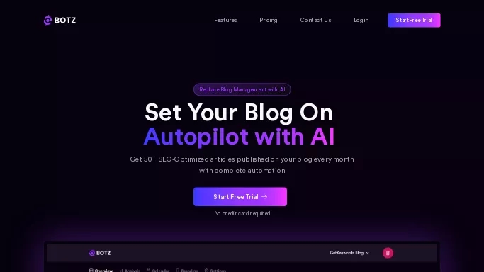 GetBotz — платная нейросеть   для копирайтинга. Бесплатная версия с ограниченным функционалом, есть платные тарифы.