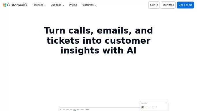 CustomerIQ — платная нейросеть   для научно-исследовательской деятельности. Бесплатная версия с ограниченным функционалом, есть платные тарифы.