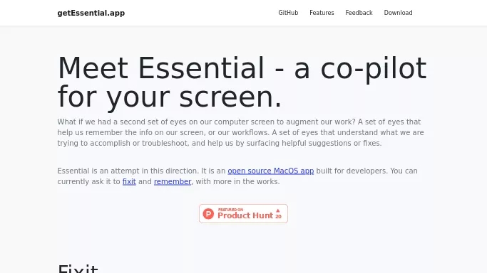 getEssential.app — бесплатная нейросеть   для разработки программного обеспечения. 