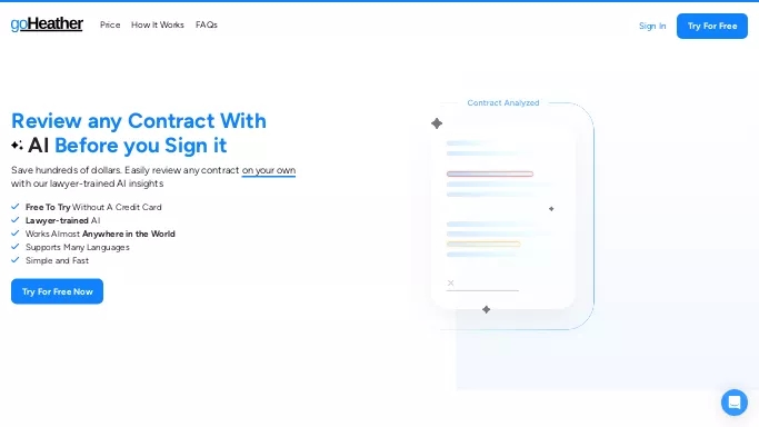 goHeather — платная нейросеть   для повышения продуктивности, для помощи в автоматизации,  в области права. 