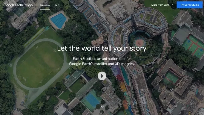Google Earth Studio — бесплатная нейросеть   для создания видео,  для помощи в образовании,  для маркетинга. 