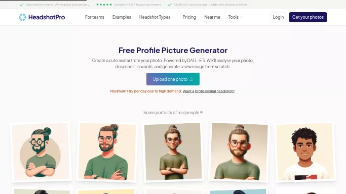 DALL·E 3 Avatar Generator — бесплатная нейросеть . 