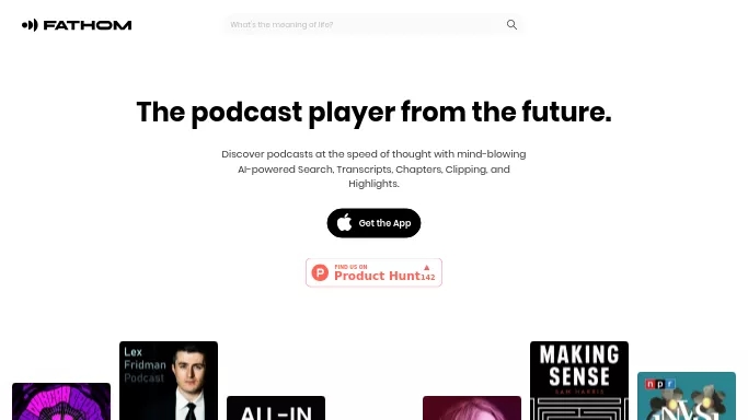 Fathom.fm — бесплатная нейросеть   для повышения продуктивности. 