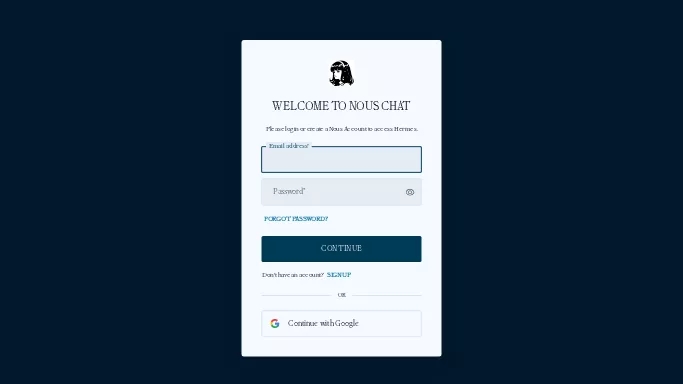 Nous Chat — бесплатная нейросеть   — чат-бот. 