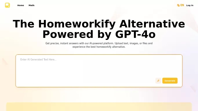Homeworkify.im — бесплатная нейросеть   для помощи в образовании,  — чат-бот. 