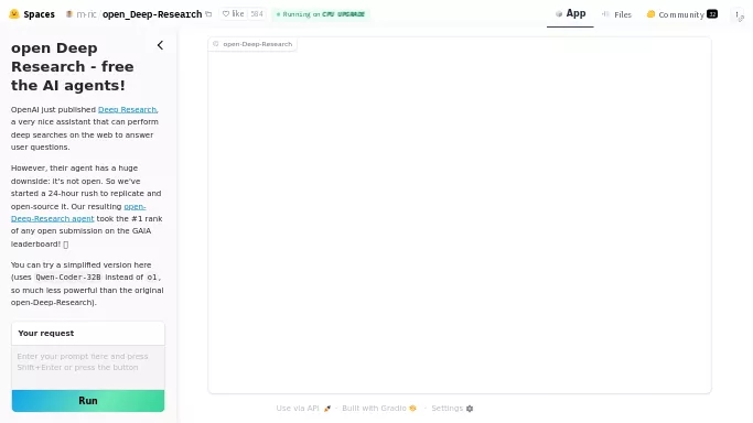 Open Deep Research — бесплатная нейросеть   для поиска. 
