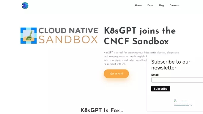 K8sGPT — бесплатная нейросеть   для разработки программного обеспечения. 