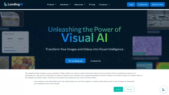 Landing AI — бесплатная нейросеть   для редактирования изображений. Бесплатная версия с ограниченным функционалом, есть платные тарифы.
