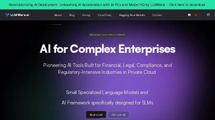 LLMWare.ai — бесплатная нейросеть  для помощи в автоматизации. Бесплатная версия с ограниченным функционалом, есть платные тарифы.
