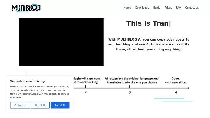 Multiblog AI — платная нейросеть   для перевода,  для копирайтинга. 