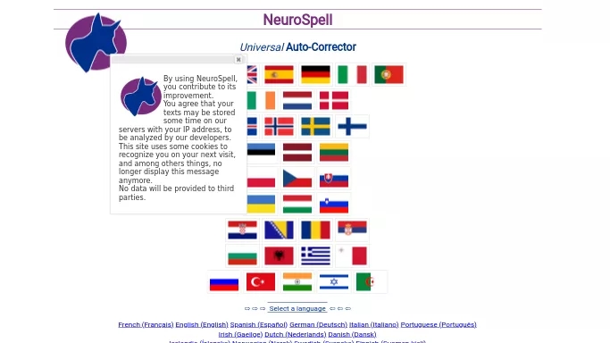 NeuroSpell — бесплатная нейросеть   для помощи в образовании,  для повышения продуктивности,  для копирайтинга. 